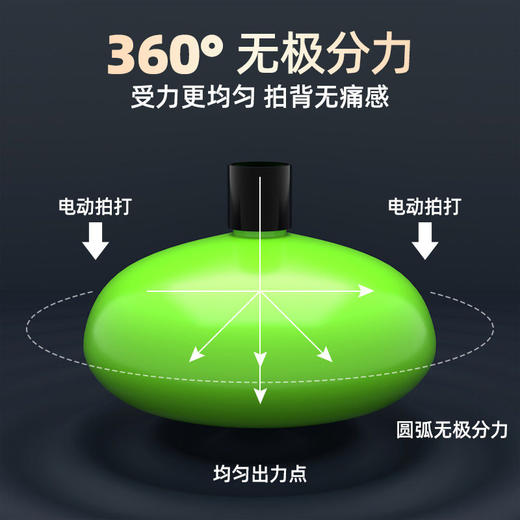 电动拍痰器 家用拍痰器 卧床老人拍背咳痰神器 儿童拍嗝扣背 自动按摩 商品图1