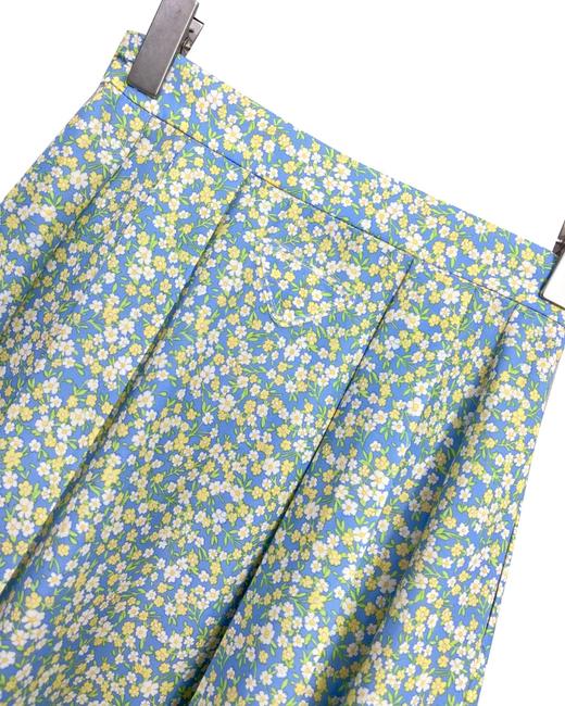 女款碎花高腰百褶半身裙la020 商品图2