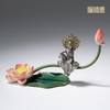 铜师傅《荷花自在观音》客厅桌面铜摆件 莲花禅意摆件 家居装饰品 商品缩略图2