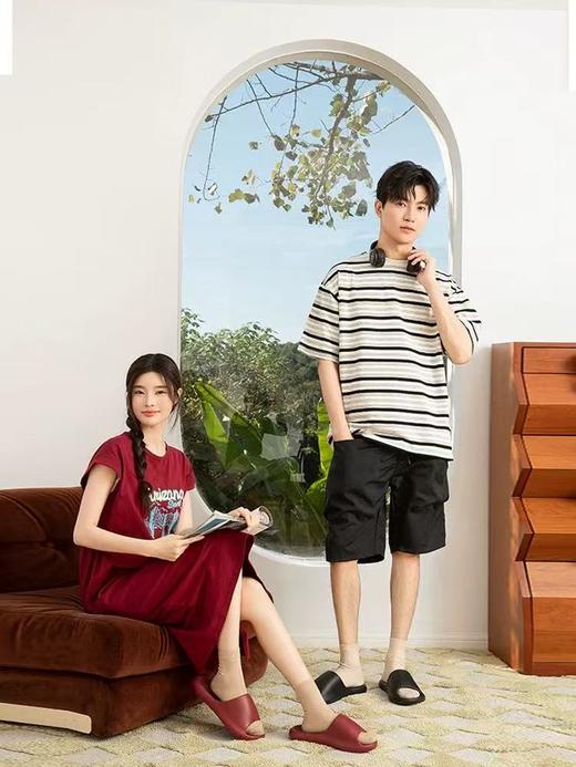 【店庆提前购】哈瑞咪多样屋 朴西 STROLL 系列 颜芙情侣凉拖鞋 活动价：25.9元 商品图3