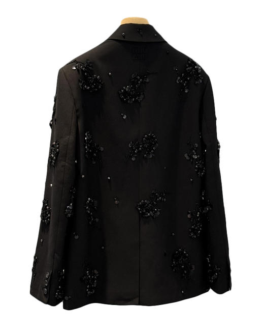 女款手工钉珠刺绣宽松西装外套he017 商品图1