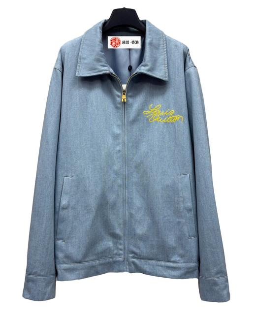 男款logo刺绣牛仔外套la 商品图0