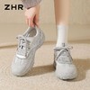 【头层猪皮】ZHR则则内增高阿甘鞋德训鞋女鞋春季新款休闲运动鞋 商品缩略图8