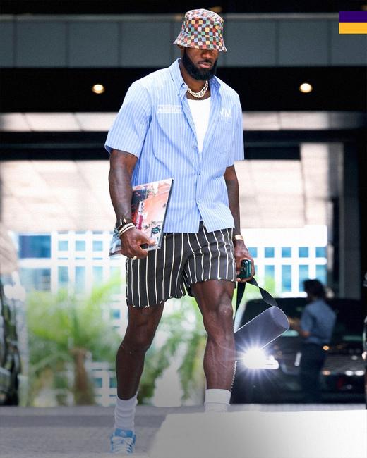 男款棉质府绸印花短袖衬衫la 商品图3