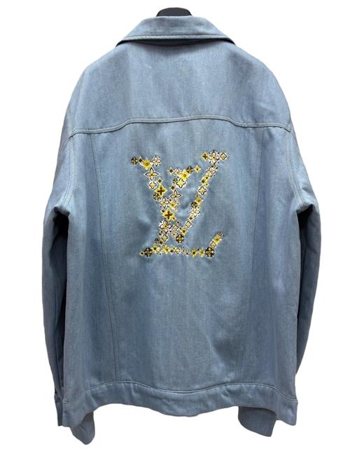 男款logo刺绣牛仔外套la 商品图1