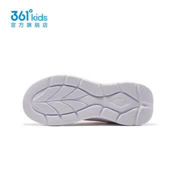 361°儿童运动鞋男女童(3-12岁)防撞鞋头密网休闲跑鞋 粉 35 商品图5