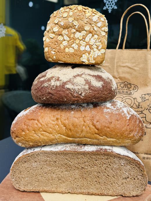 招牌德国老式祖母黑麦面包 Grandma Rye Bread 无油无糖无蛋无奶Steinofenbrot 商品图1