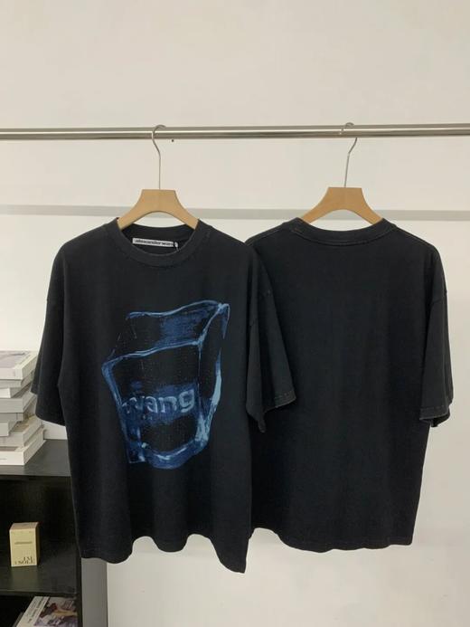 Aw大王蓝色冰块+进口烫钻os宽松版T恤 商品图3