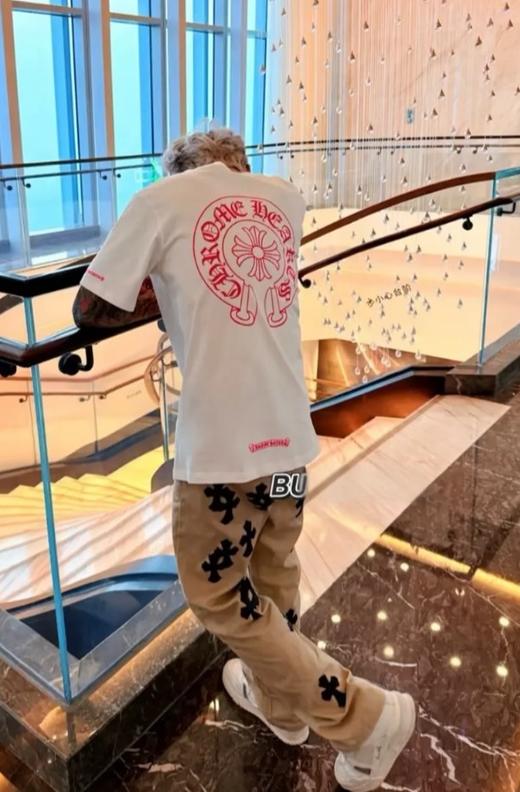 中性款口袋印花短袖T恤ba009 商品图3