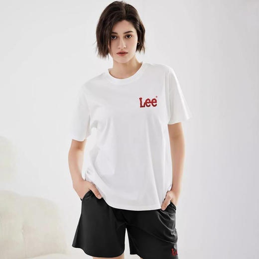 Lee 情侣索罗娜冰丝 T恤/短裤 舒适自在 轻盈柔软 商品图0