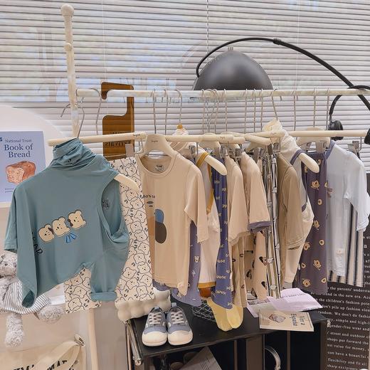 男女童优可丝七分袖公主风莫代尔夏季家居服女童透气男女童套装 商品图6