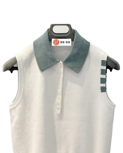 女款无袖针织背心Polo衫ba022 商品图2