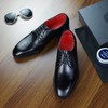 新款意大利头层小牛皮男士红底德比/牛津皮鞋 商品缩略图1