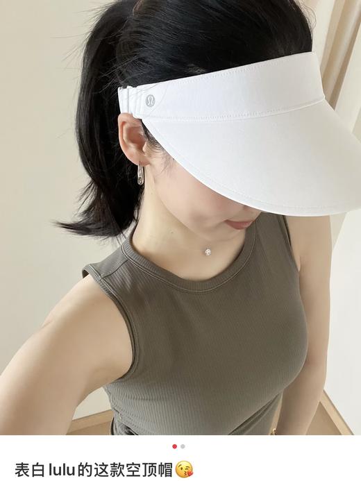 毒家，赵今麦网球大片同款！！lululemon Fast Paced 女士前侧加高空顶遮阳帽空顶帽 商品图3