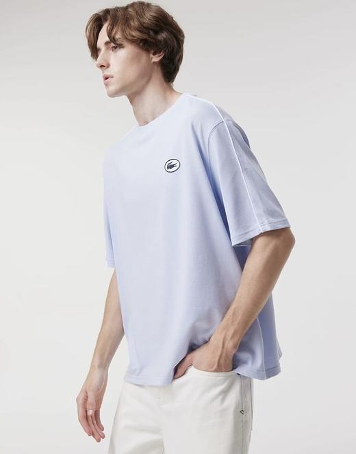 【4.9折 】5楼法国鳄鱼 LACOSTE男式圆领阔版宽松T TH3764-98-001吊牌价790 折后价390 商品图1