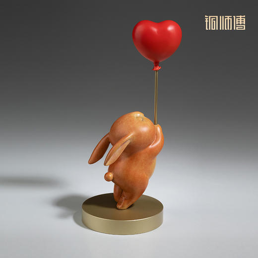 铜师傅 铜摆件《心想事成兔》生肖摆件客厅家居工艺品节日礼物 商品图1