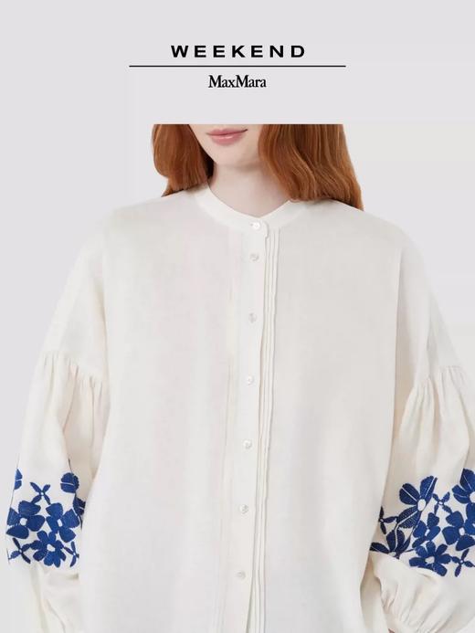 2FWeekend MaxMara 26春夏新款女装亚麻宽松衬衣吊牌价4300元 商品图2