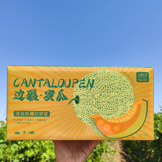【新疆吐鲁番西州蜜25号哈密瓜】切开哈密瓜的那一刻，汁水就像瀑布一样倾泻而出，咬一口下去，仿佛吃了一口果汁 商品图5