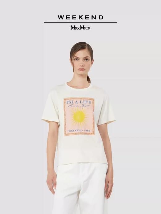 2FWeekend MaxMara 26春夏棉质圆领短袖吊牌价1400元 商品图1