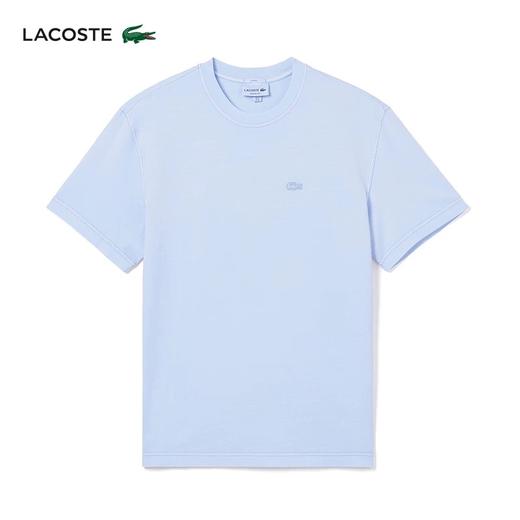 【6.2折 】5楼法国鳄鱼LACOSTE 男女同款圆领丅恤 TH8312-10-IVT吊牌价790 折后价490 商品图1