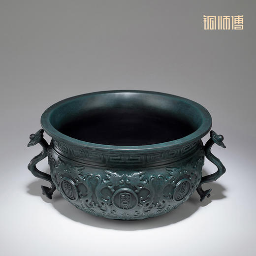 铜师傅 铜摆件《聚宝盆（大号）》铜工艺品 家居饰品 礼品摆 商品图3