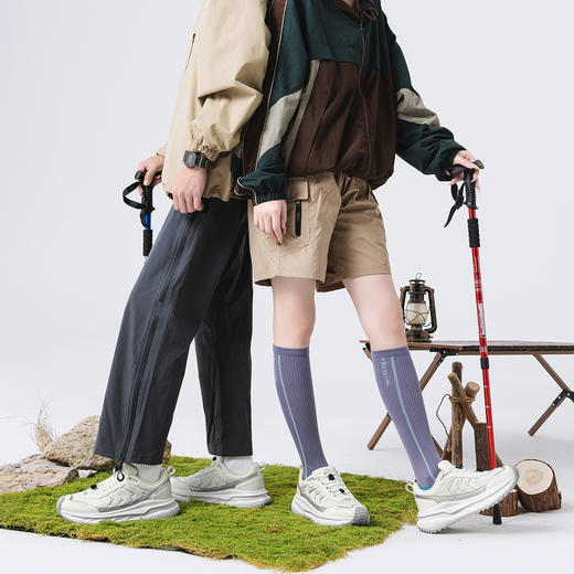 【耐造牛筋底 免系鞋带 缓震回弹】头层牛皮鞋面情侣款缓震休闲跑鞋 商品图7