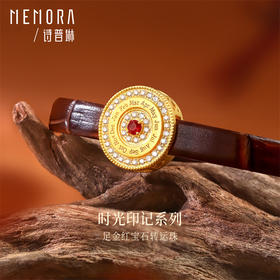 【积分抵值】时光印记系列【热销款】足金钻石红宝石转运珠 腕带设计女士礼物MEMORA诗普琳HP936601
