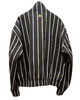 男款麻料刺绣条纹夹克外套 可配套装zo 商品缩略图1