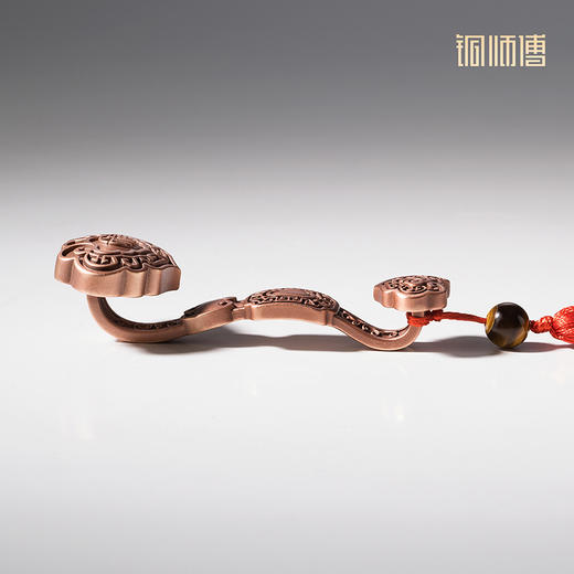 铜师傅 铜摆件《如意手把件》中式解压把玩家居装饰品 商品图4