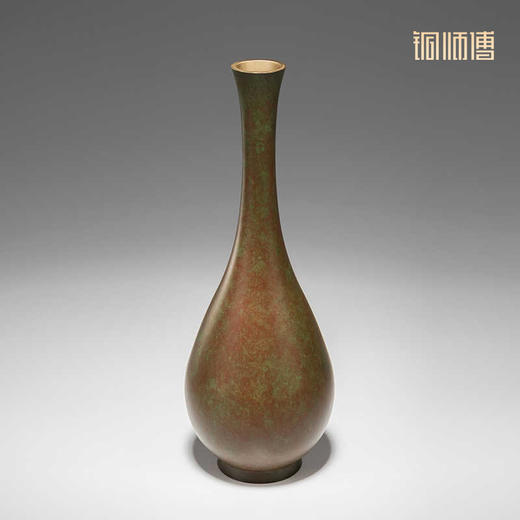 铜师傅 铜摆件《雅致花瓶》铜工艺品 家居客厅桌面花瓶装饰品 商品图3