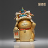 铜师傅铜摆件《醒狮招财猫》生日开业乔迁桌面客厅家居装饰品礼物 商品缩略图2