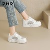 ZHR【增高3cm】超透气网面小白鞋2026夏超轻运动鞋休闲鞋松糕鞋女 商品缩略图8