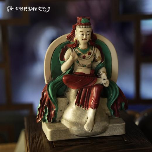 甘肃张掖金塔寺石窟冰箱贴思惟菩萨小摆件中式国风造像文创礼物 商品图0