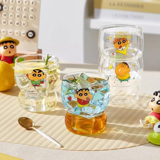 蜡笔小新联名冷饮杯水杯啤酒杯玻璃杯高颜值喝水杯子 商品图0