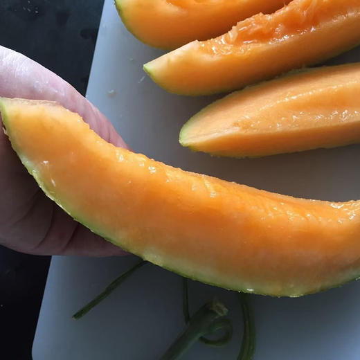 【新疆吐鲁番西州蜜25号哈密瓜】切开哈密瓜的那一刻，汁水就像瀑布一样倾泻而出，咬一口下去，仿佛吃了一口果汁 商品图1