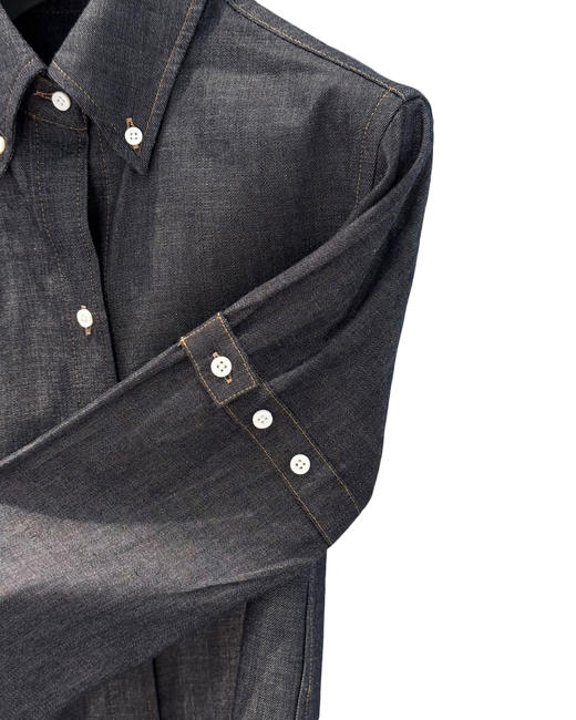 女款牛仔长袖衬衫la022 商品图2