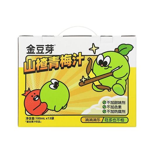 J金豆芽100ml*13山楂青梅汁(礼盒) 商品图6