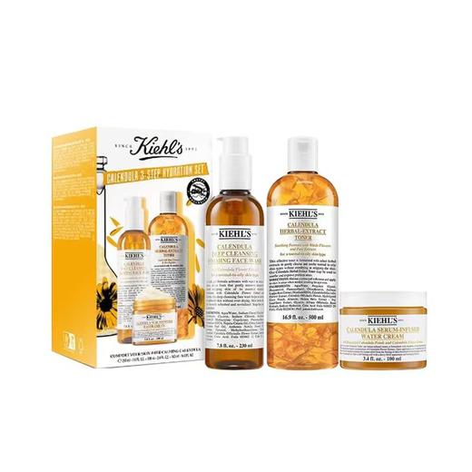 【Kiehl'S科颜氏金盏花三件套】（舒缓保湿金盏花面霜100ml+洁面230ml+爽肤水500ml）-wskl581_bba 商品图2
