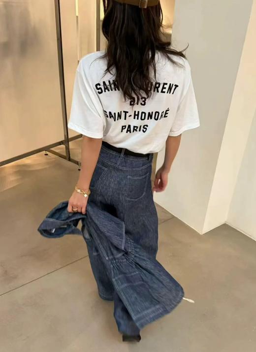 女款宽松后背印花短袖T恤ba024 商品图3