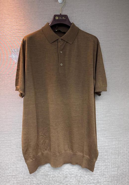 男款薄料短袖针织polo衫zo015 商品图0