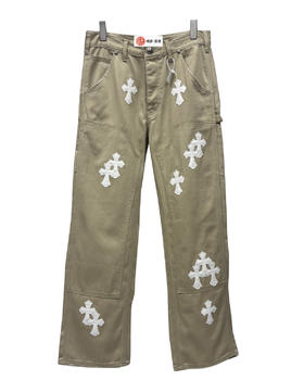 男款十字架牛仔裤长裤zh009