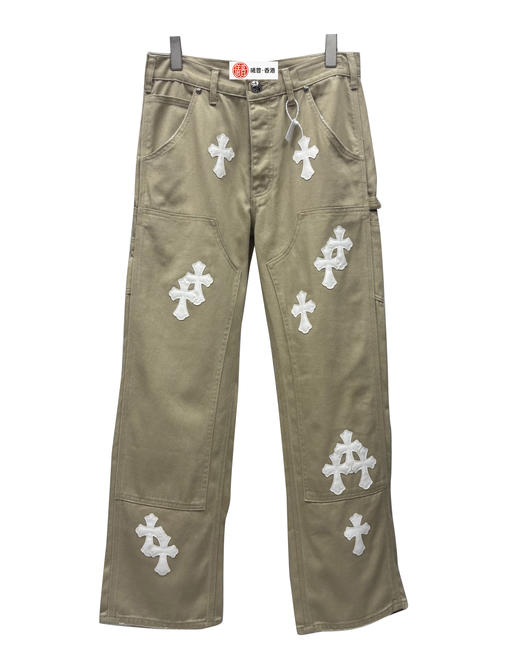 男款十字架牛仔裤长裤zh009 商品图0