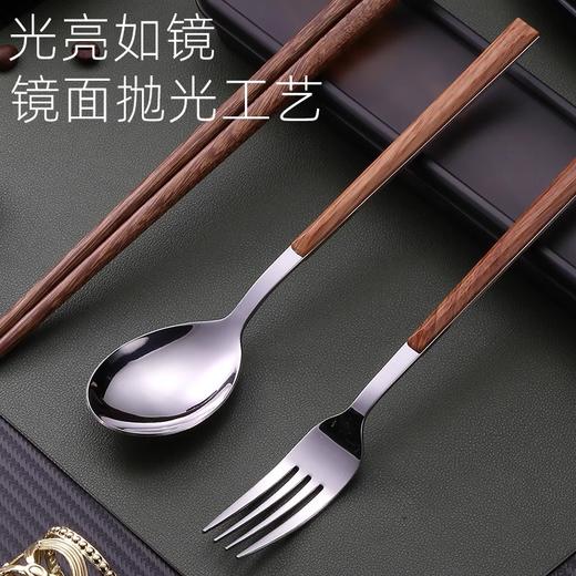 不锈钢防烫勺筷套装便携餐具旅行必备 商品图1