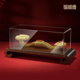 铜师傅 铜摆件《花丝吉祥如意》桌面家居装饰品乔迁礼品摆件
