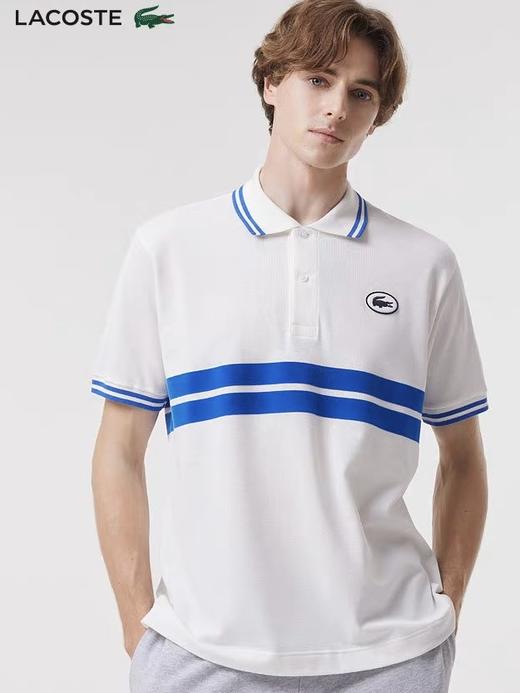 【5.3折】5楼法国鳄鱼LACOSTE拼色POLO衫PH7447-98-IUP吊牌价1290折后价690 商品图1