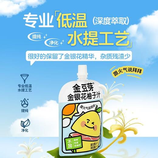 J金豆芽100ml*12金银花柚子汁X 商品图3
