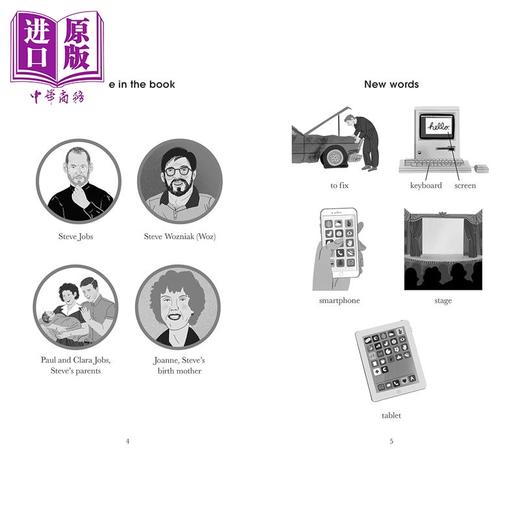 【中商原版】企鹅阅读分级指导2级 共3册 英文原版 Penguin Readers Level 2 乔布斯的非凡人生+海鹦饲养员+如何拒绝10亿美元 商品图1