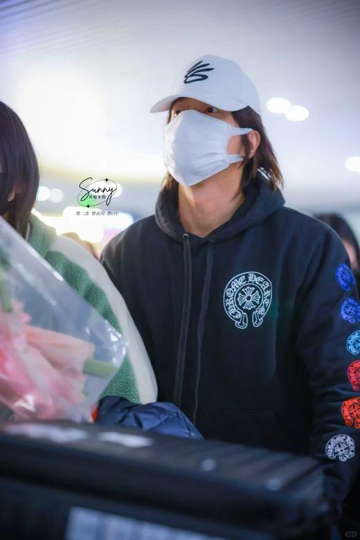 中性款logo印花连帽卫衣he009 商品图2