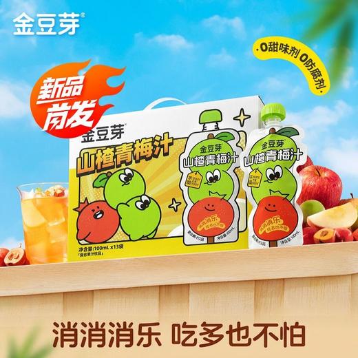 J金豆芽100ml*13山楂青梅汁(礼盒) 商品图0