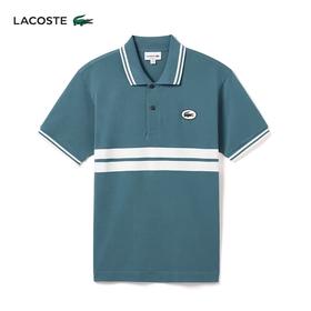 【5.3折】5楼法国鳄鱼LACOSTE拼色POLO衫 PH7447-98-IPM 吊牌价1290折后价690